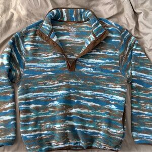 L.L. Bean Men’s Classic Fleece Pullover - Print